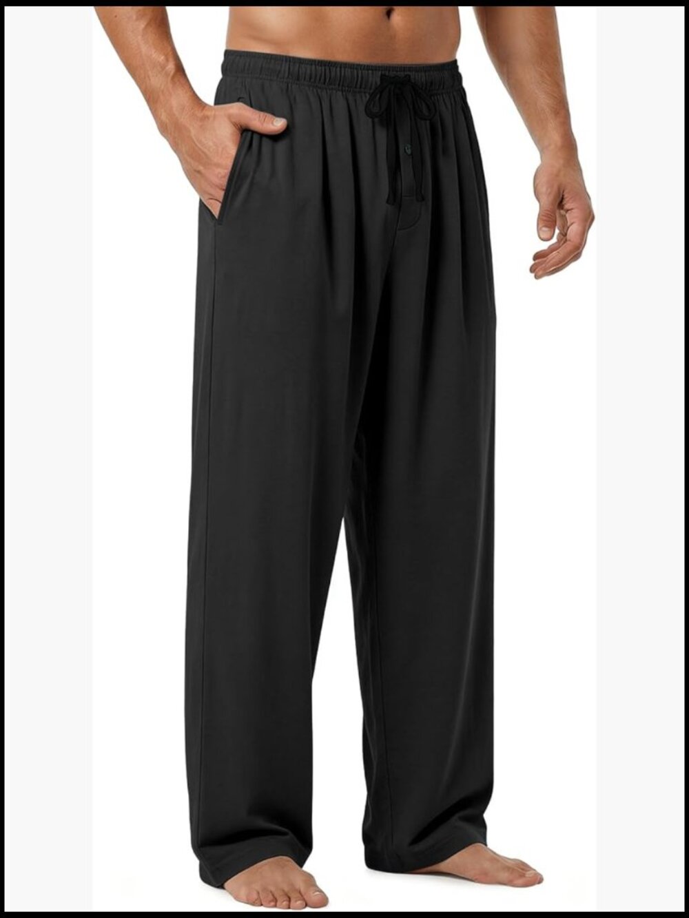 Moisture Wicking Bamboo Viscose Cotton Pajama Pants for Sleep & Lounge